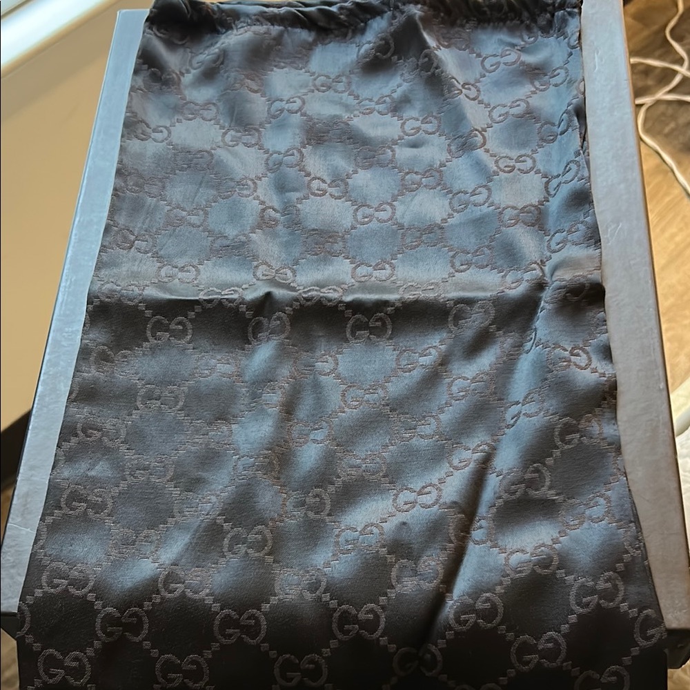 Gucci Black Logo Dust Bag